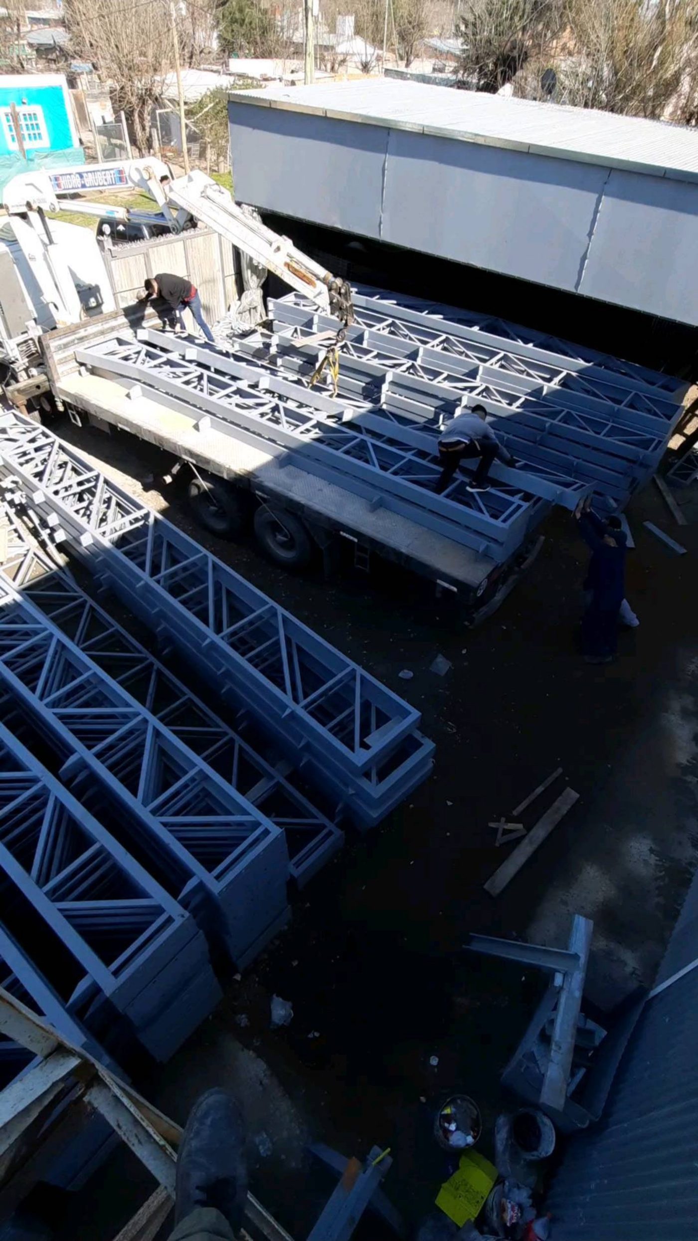 Montaje de estructura metálica