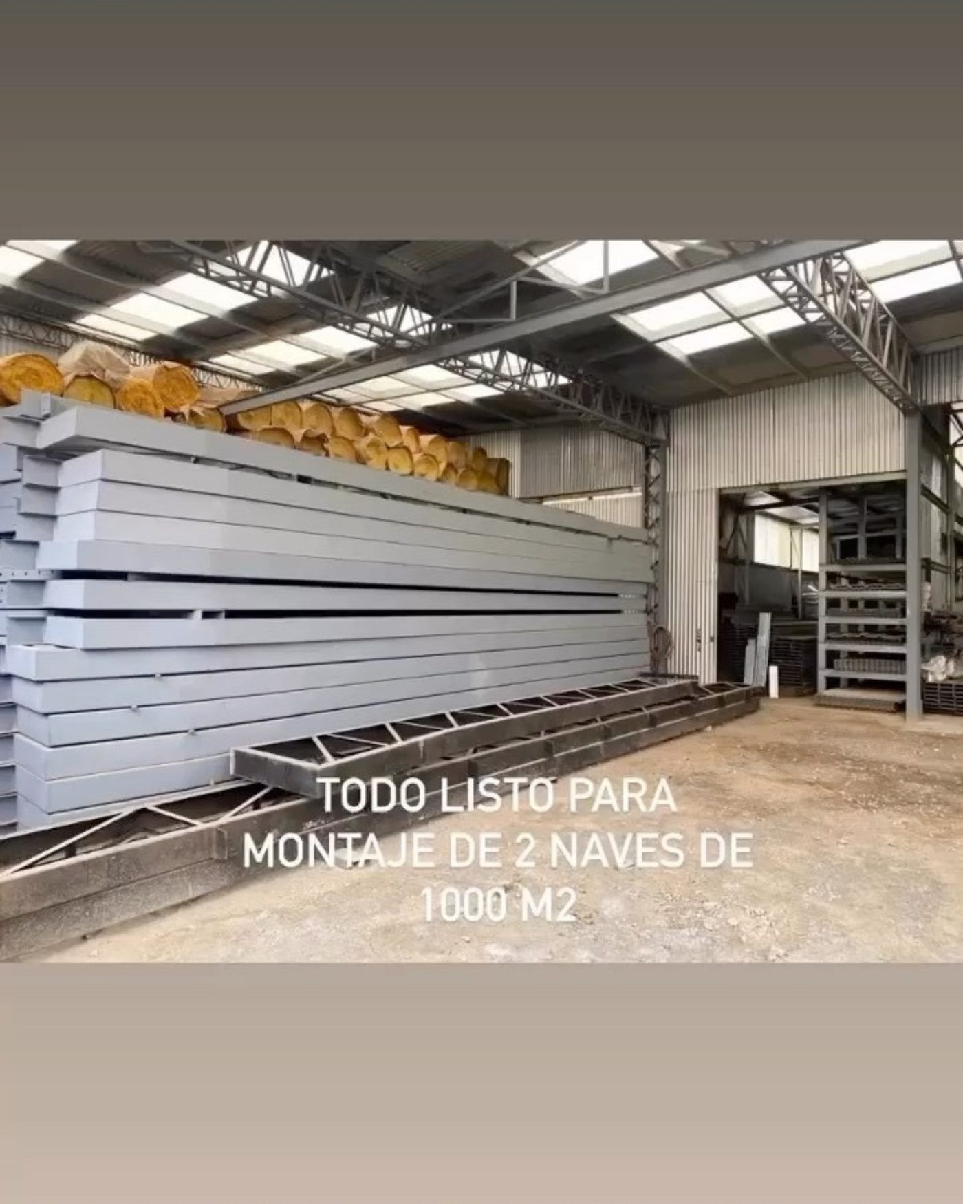 Vigas y columnas para naves de 1000 m2