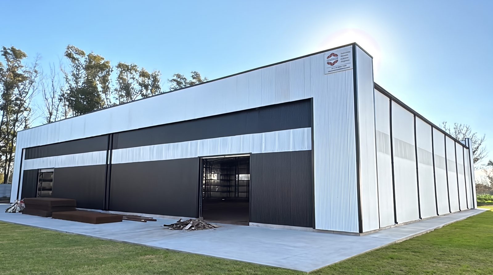 Naves industriales en estructura reticulada